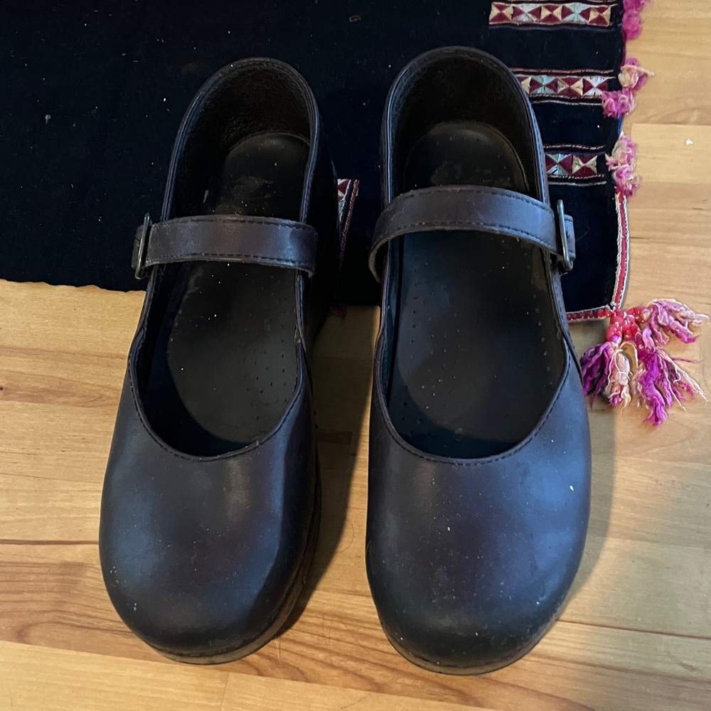 Dansko Dark Brown Mary Janes